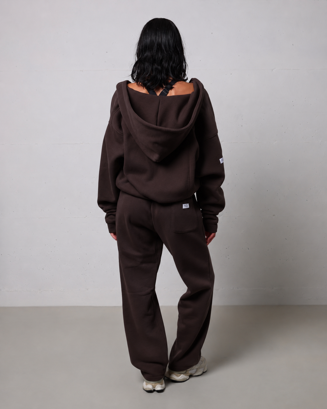 Felpa zip 014 bordeaux