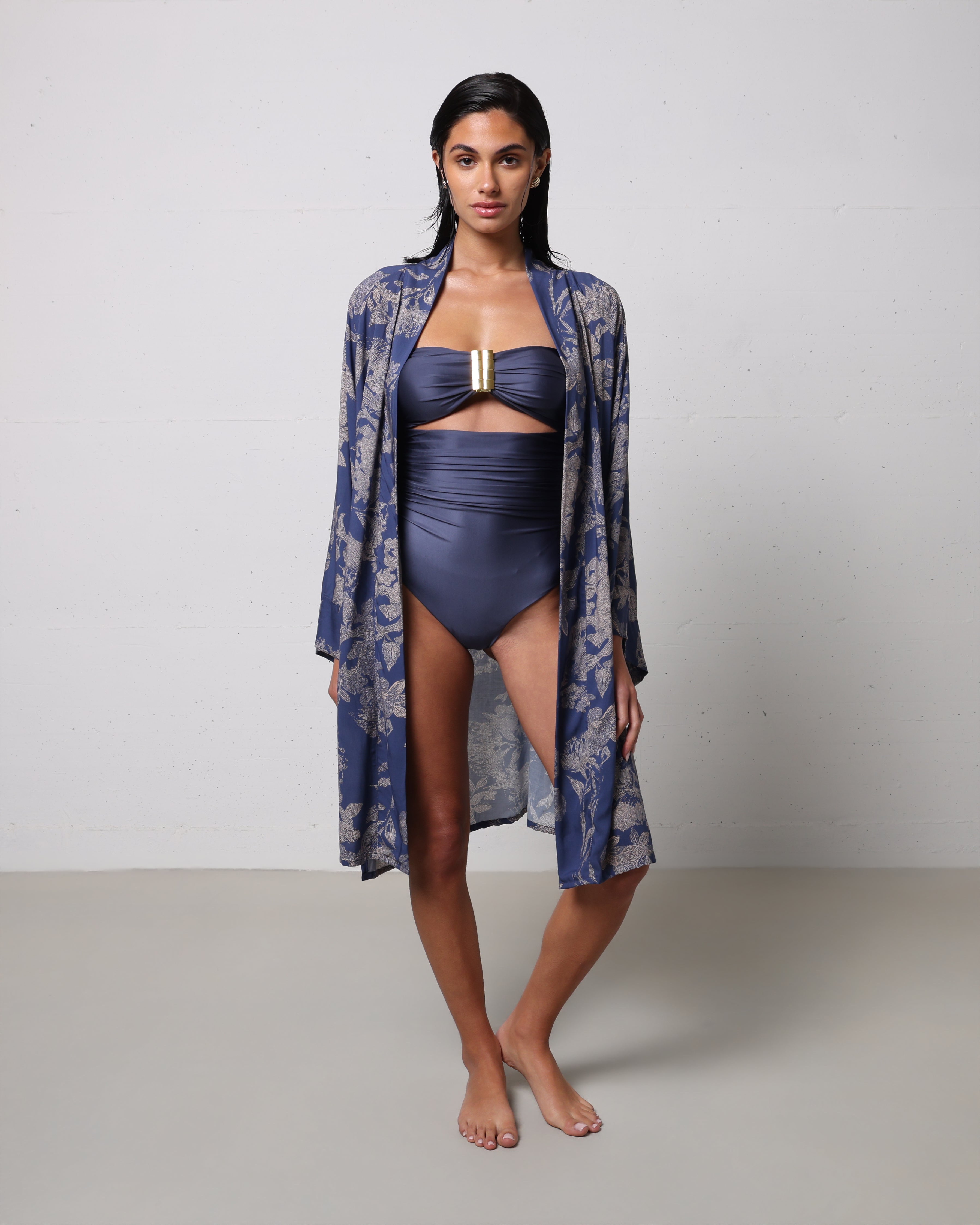Kimono blu Dea
