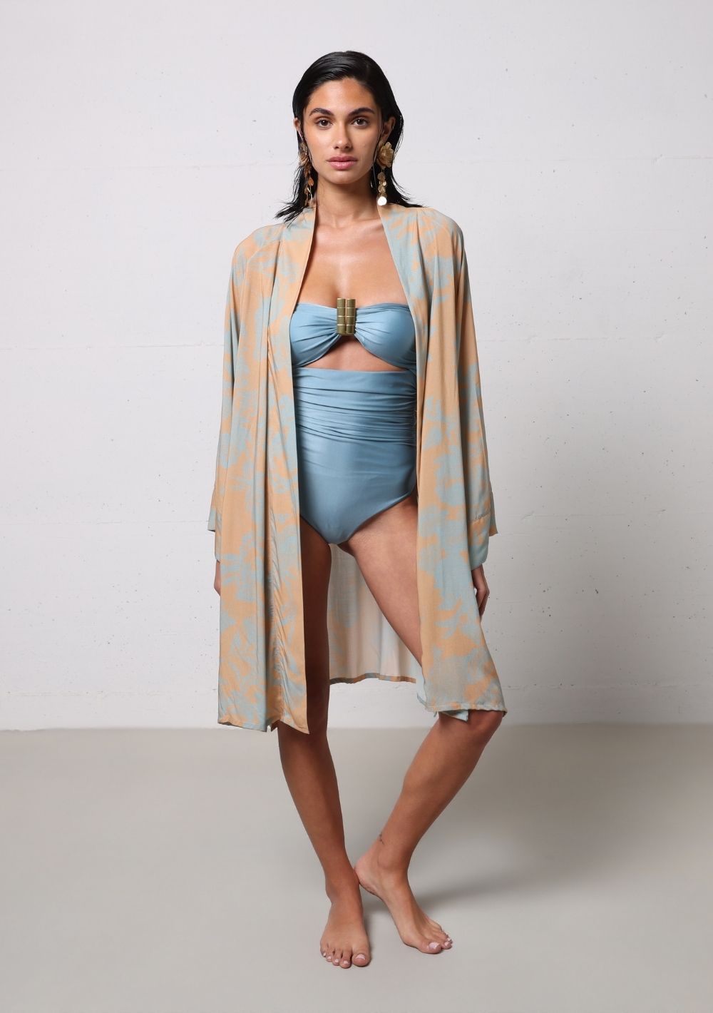 Kimono azzurro Dea