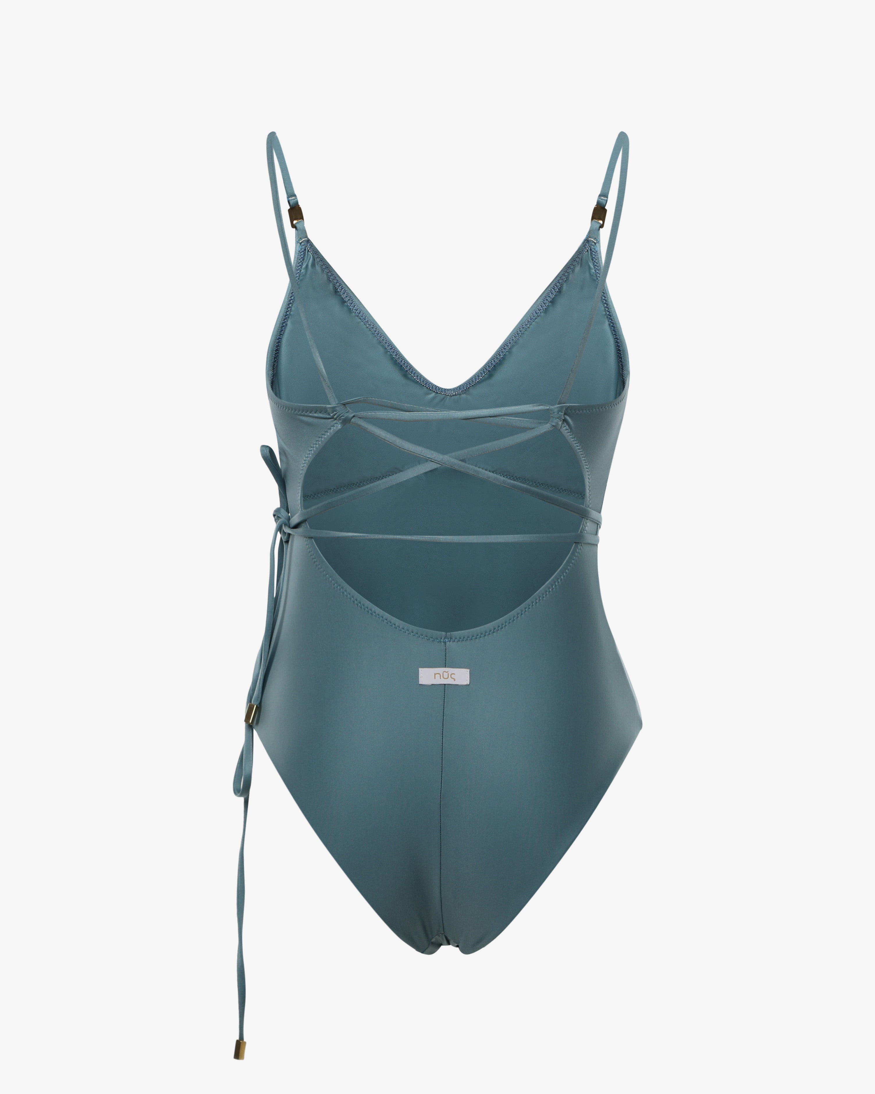 Tike costume intero azzurro