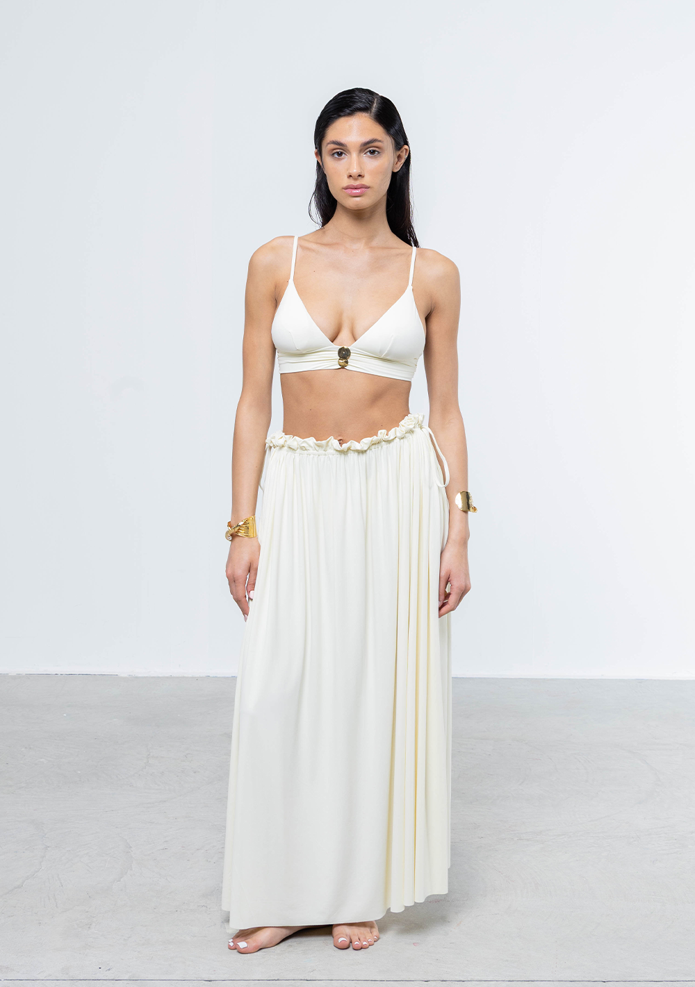 Alma Skirt pareo Cream