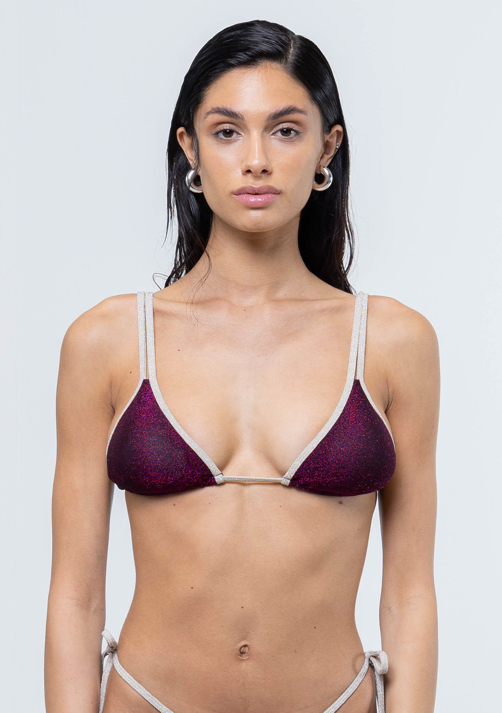Elettra Top Bikini Bordeaux