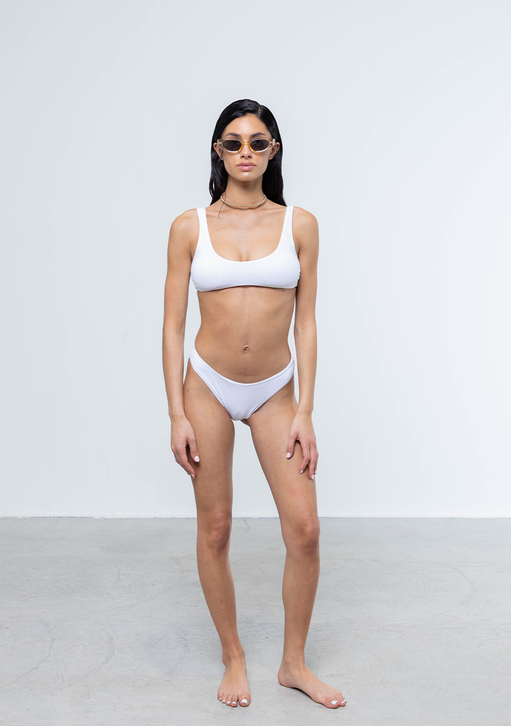 Demetra Bikini Top Bianco