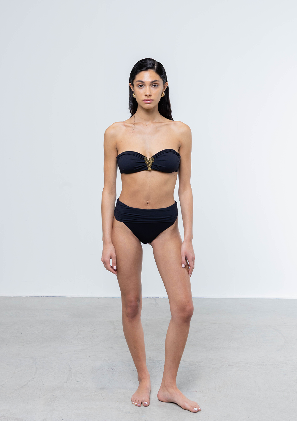 Azzurra Top Bikini Nero