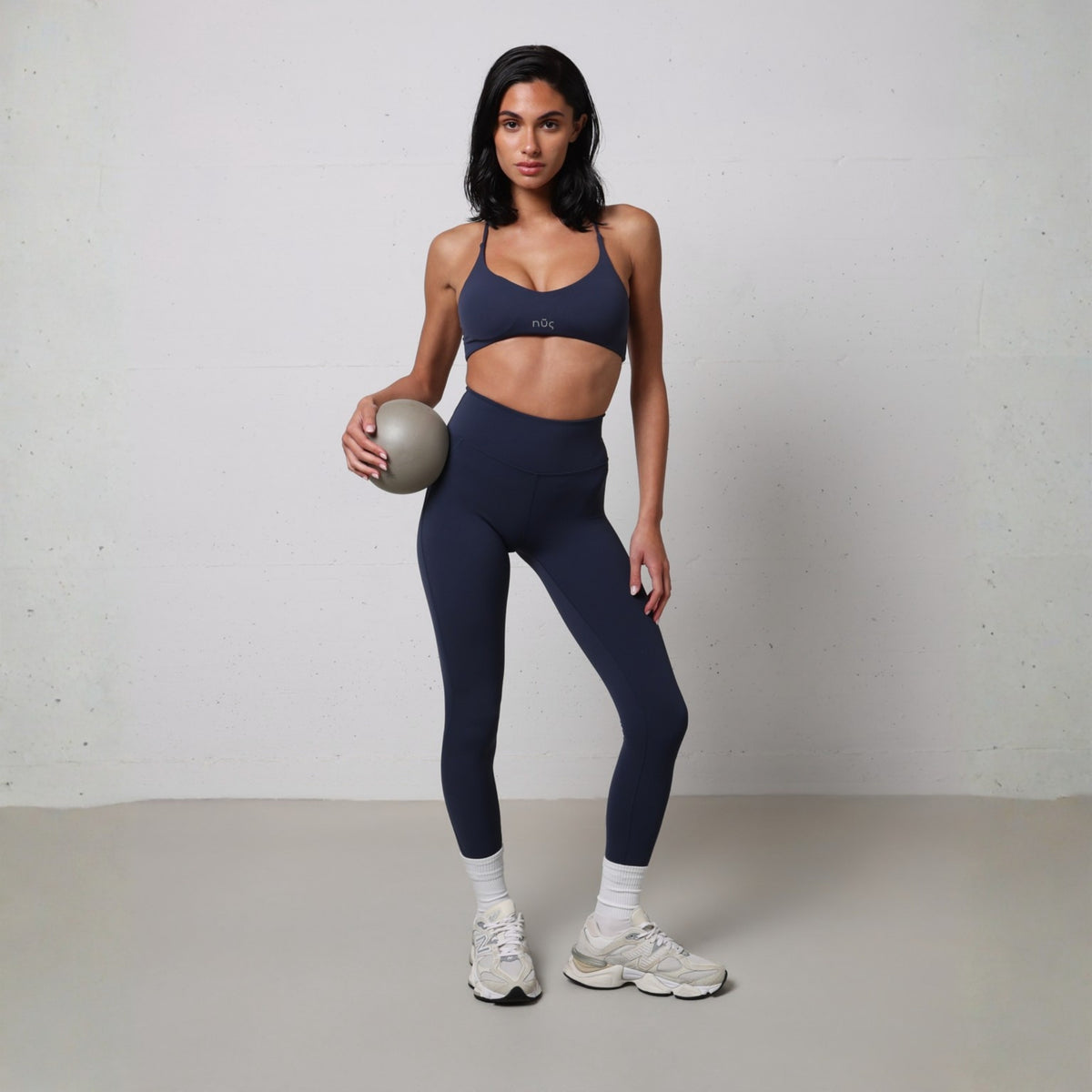 Legging 001 blu navy