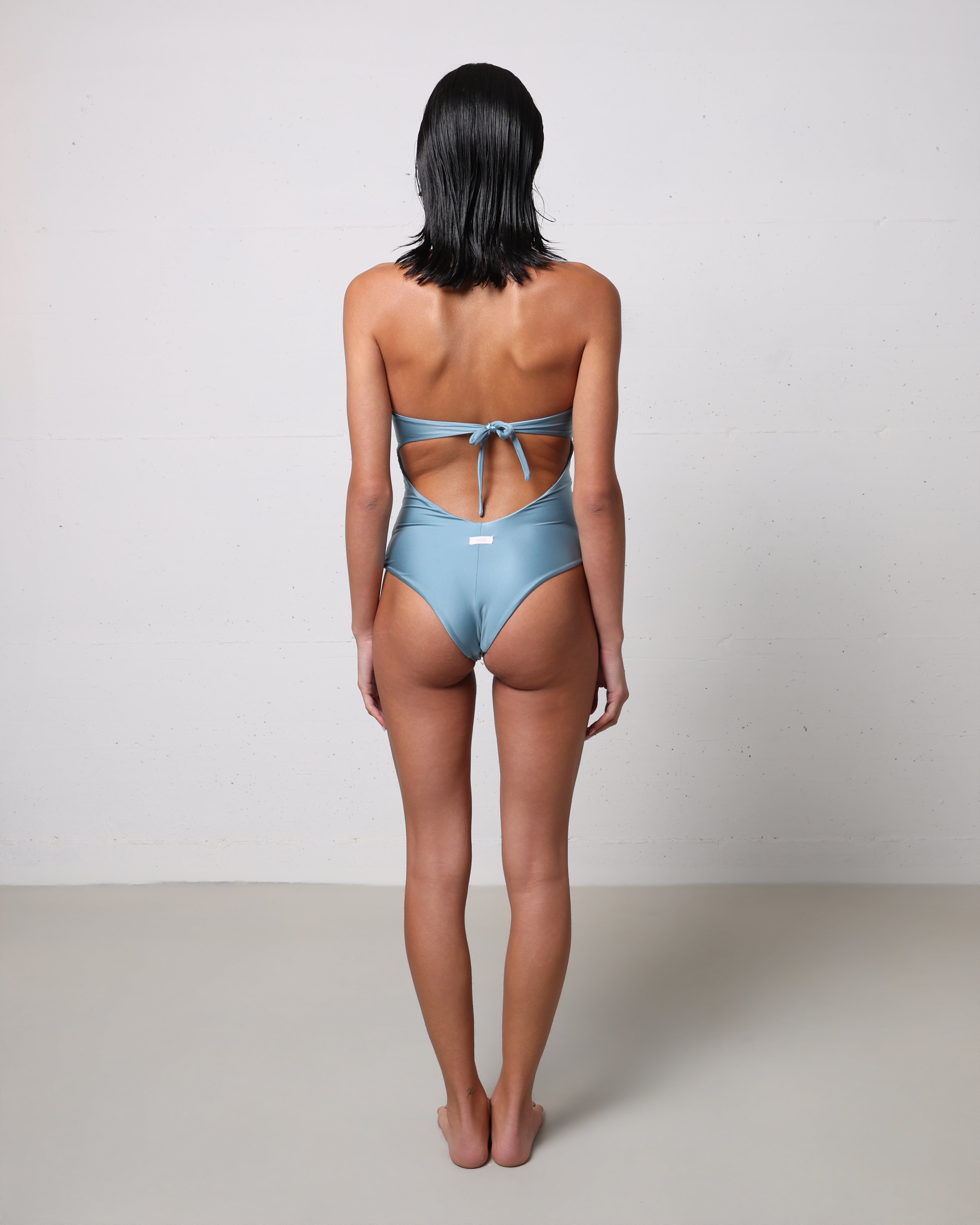 Selene costume intero azzurro