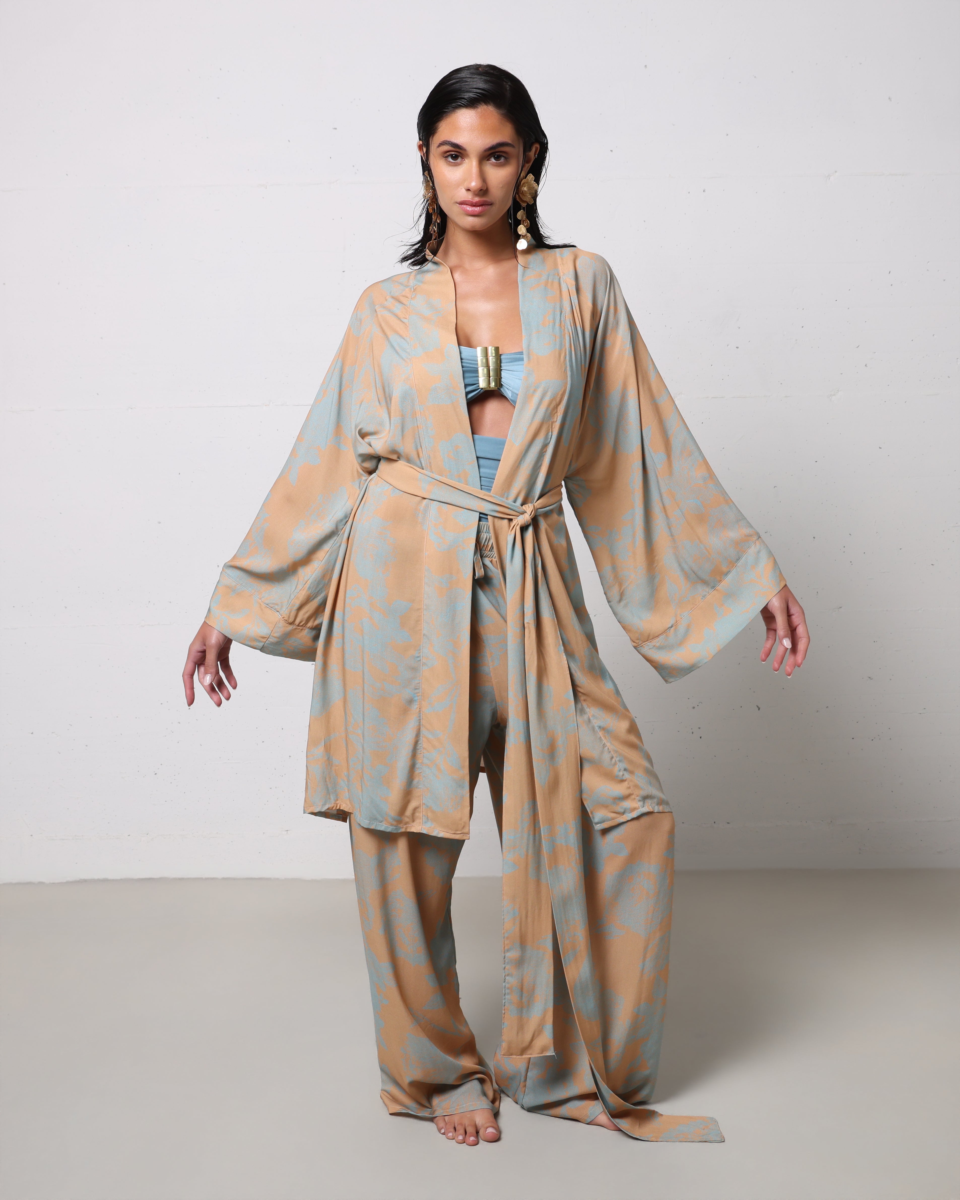Kimono azzurro Dea