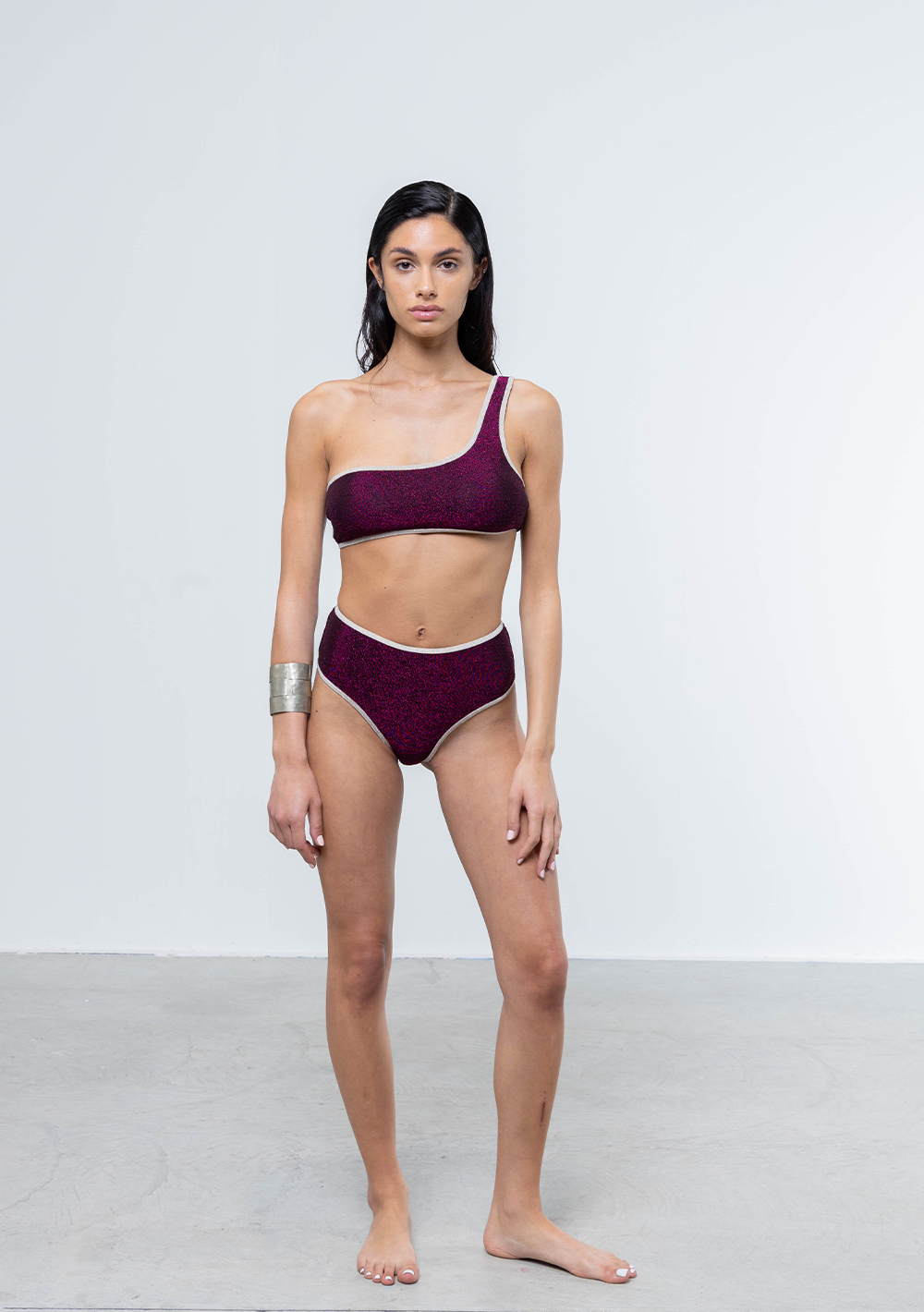 Aria Top Bikini Bordeaux