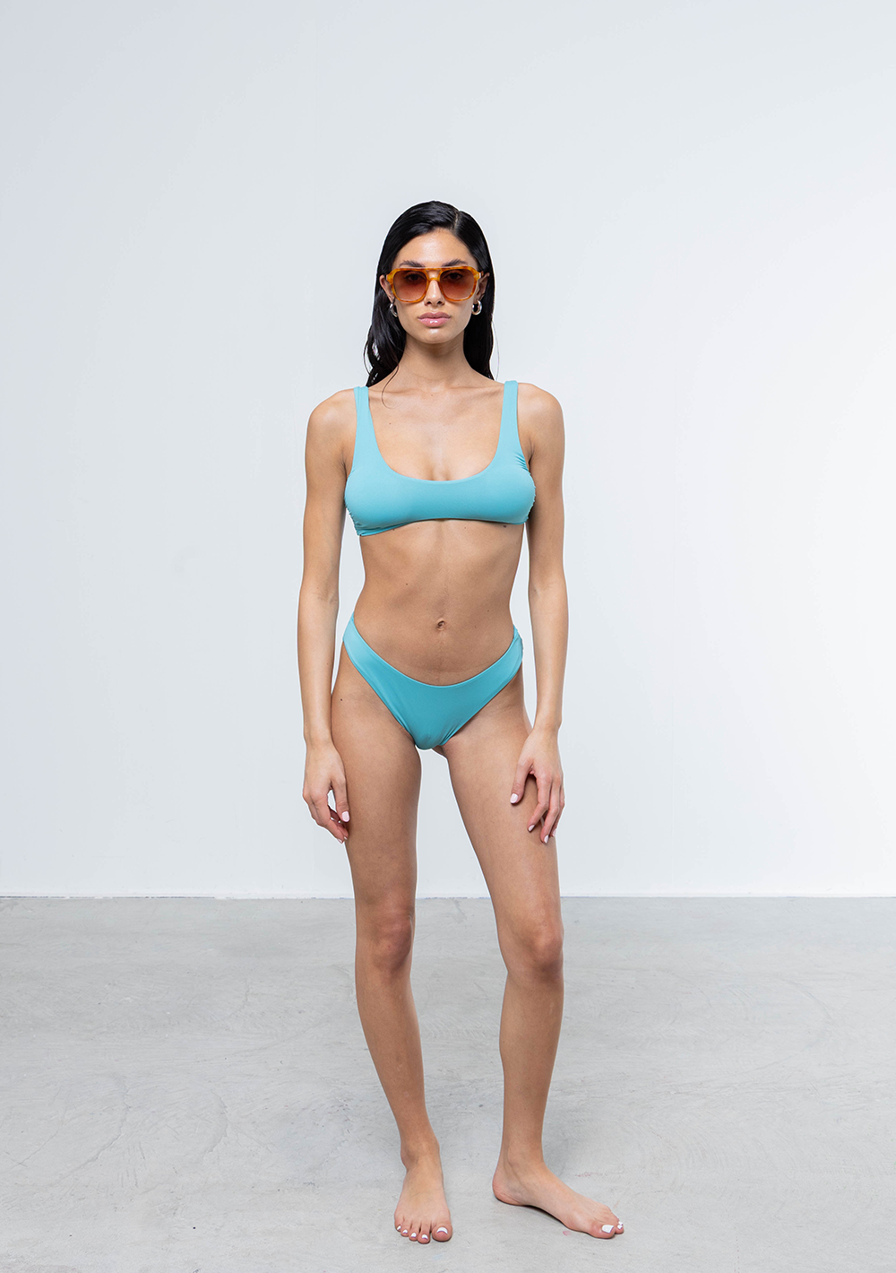 Demetra Bikini Slip Acquamarina
