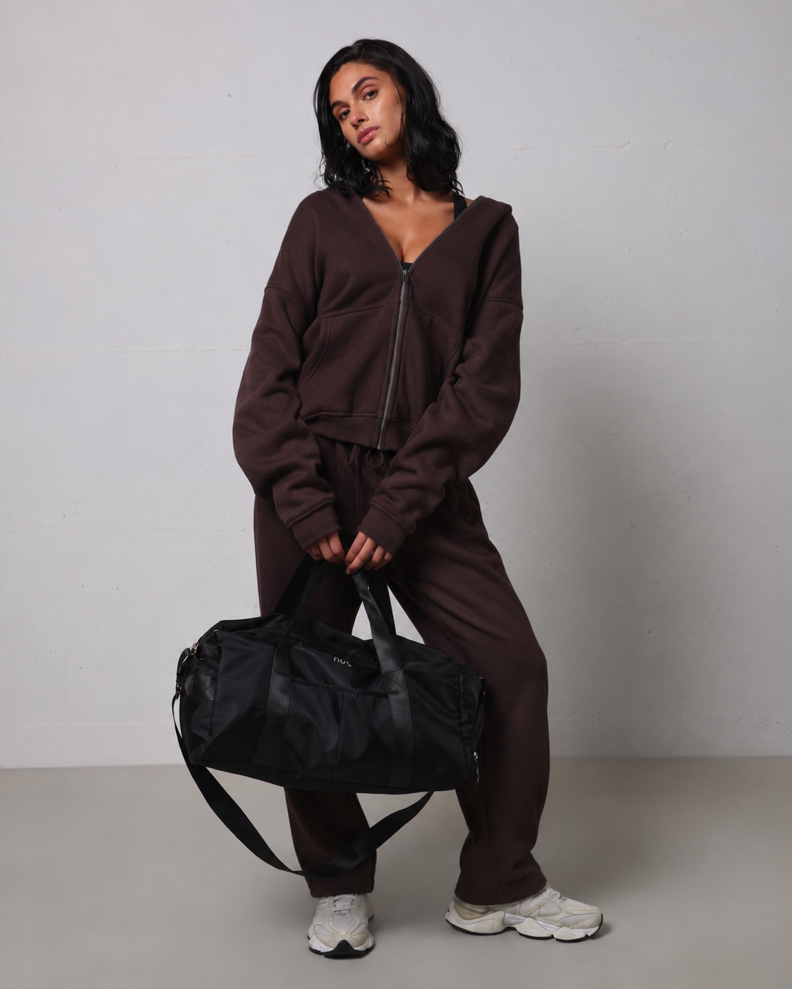 Felpa zip 014 bordeaux
