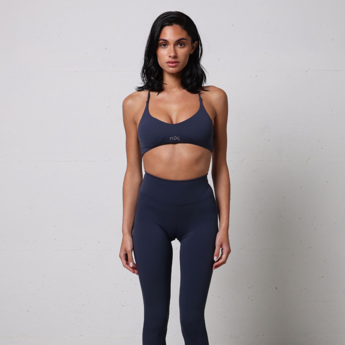 Legging 001 blu navy